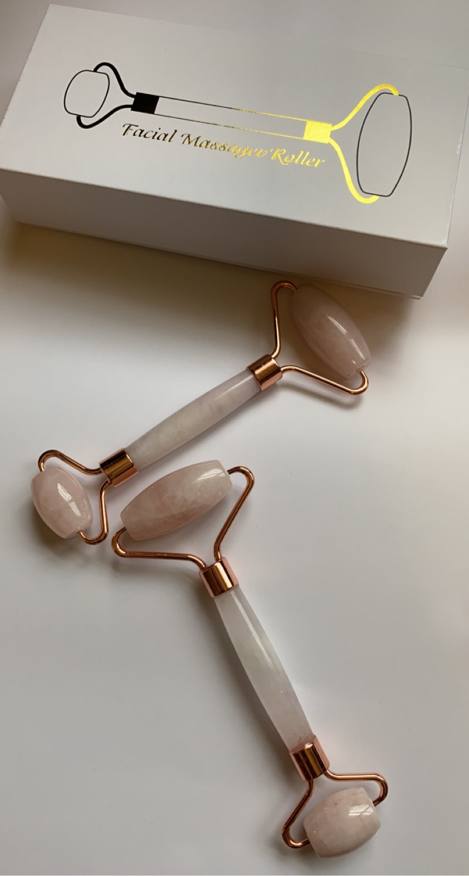 Miracle Rose Quartz Roller- Rose Quartz